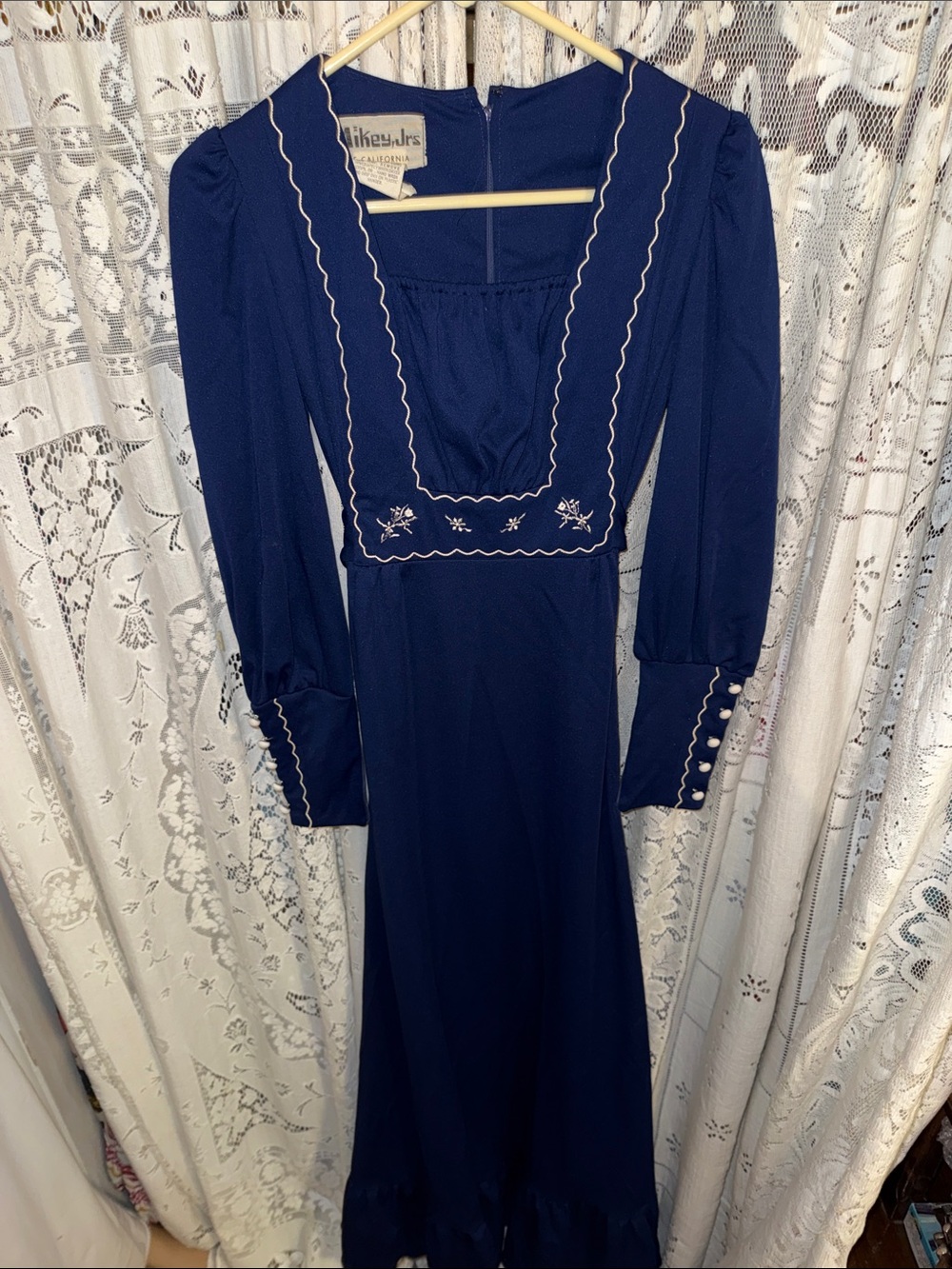 Vintage Mickey Jr of Calif. maxi dress 70’s - Picture 9 of 9
